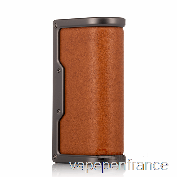 Couvercle De Batterie Perdu Vape Thelema Bronze à Canon / Stylo Vape En Cuir De Veau